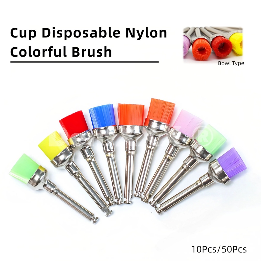 Art Craft Handmade - Cepillos de nailon para pulir, coloridos,