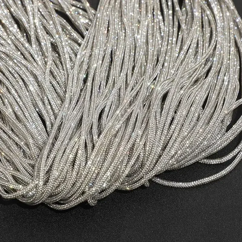 Art Craft Materials - Cordones de cristal con diamantes de