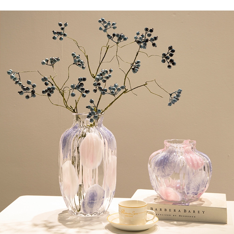 Art Craft Simple - Florero de cristal Simple, adornos artesanales,