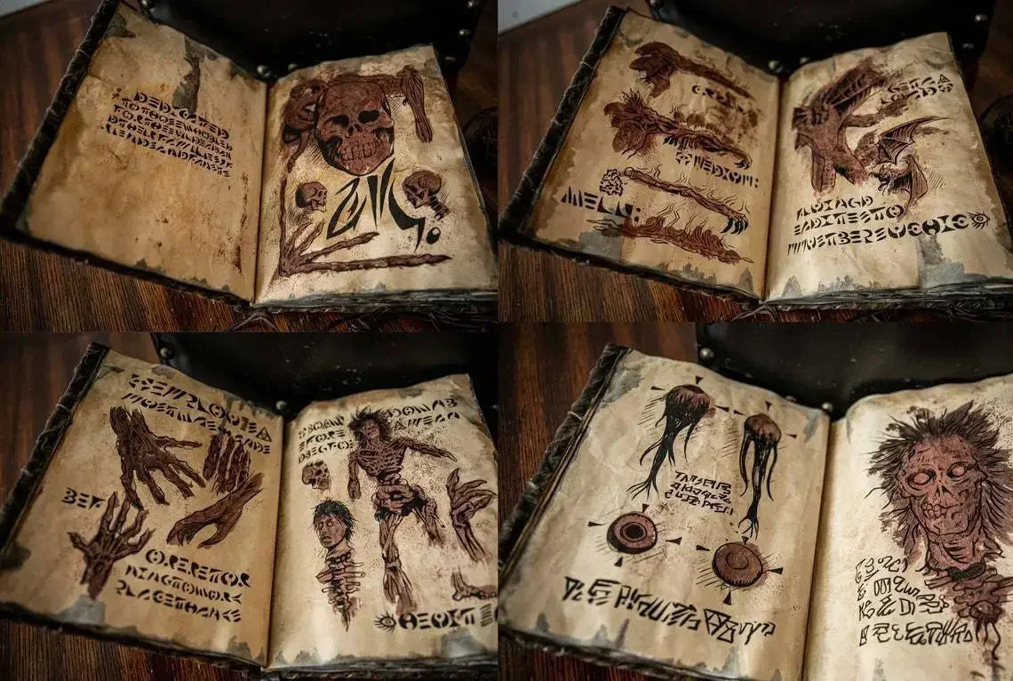 Art Craft Book - Necronomicon Vintage - Libro de Magia