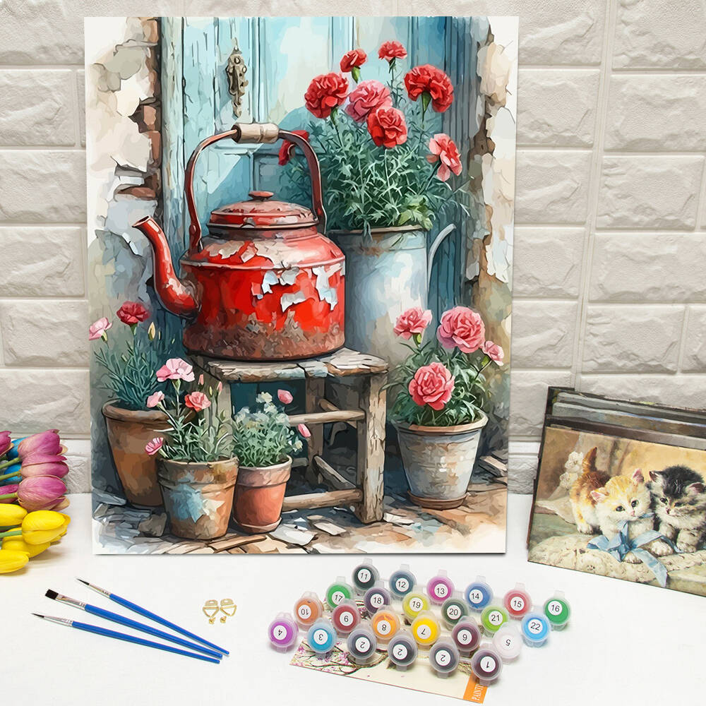 Art Craft Door - Pintura al óleo por números paisaje