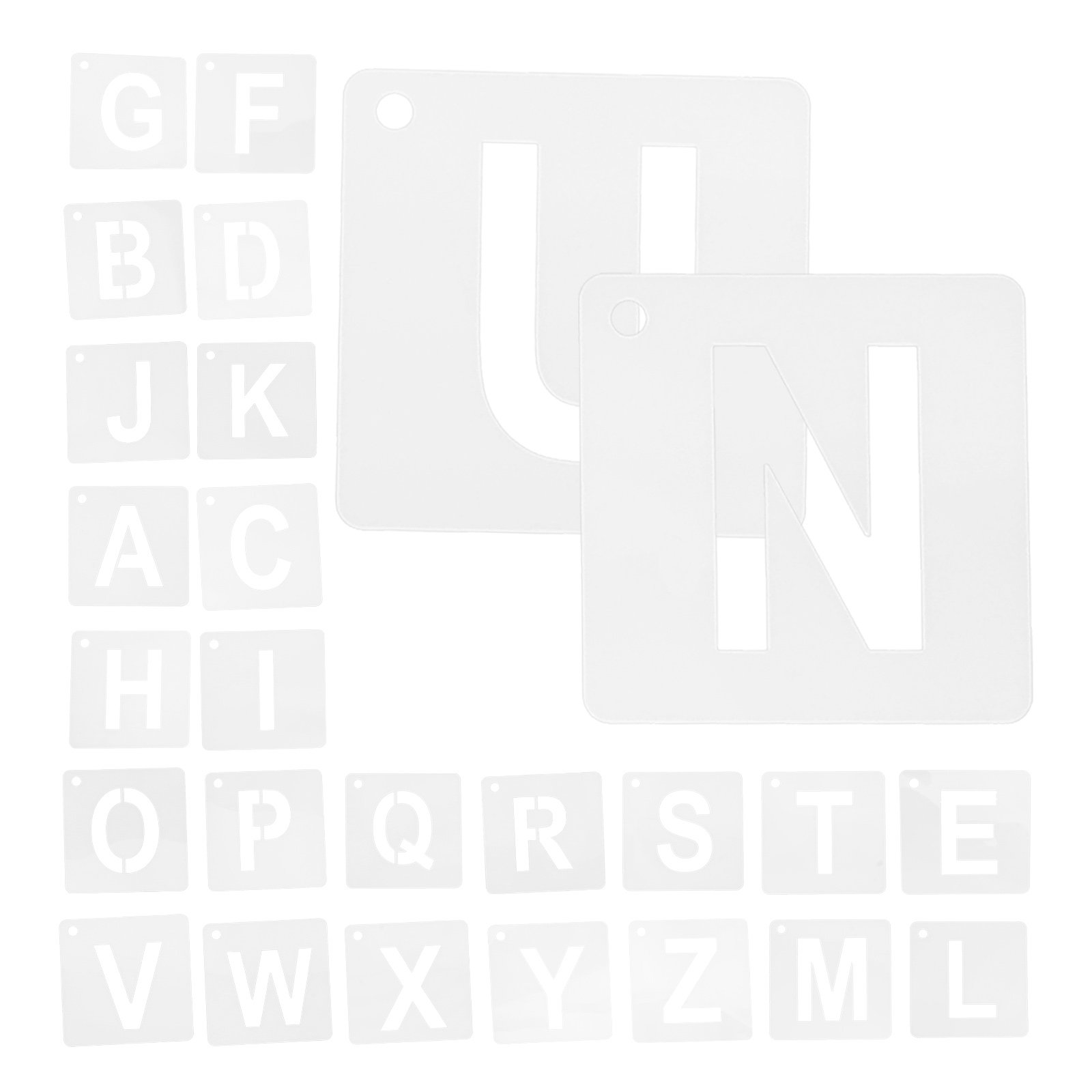 Art And Craft Letter Z - 1 Juego de Plantillas Portátiles Reutilizables