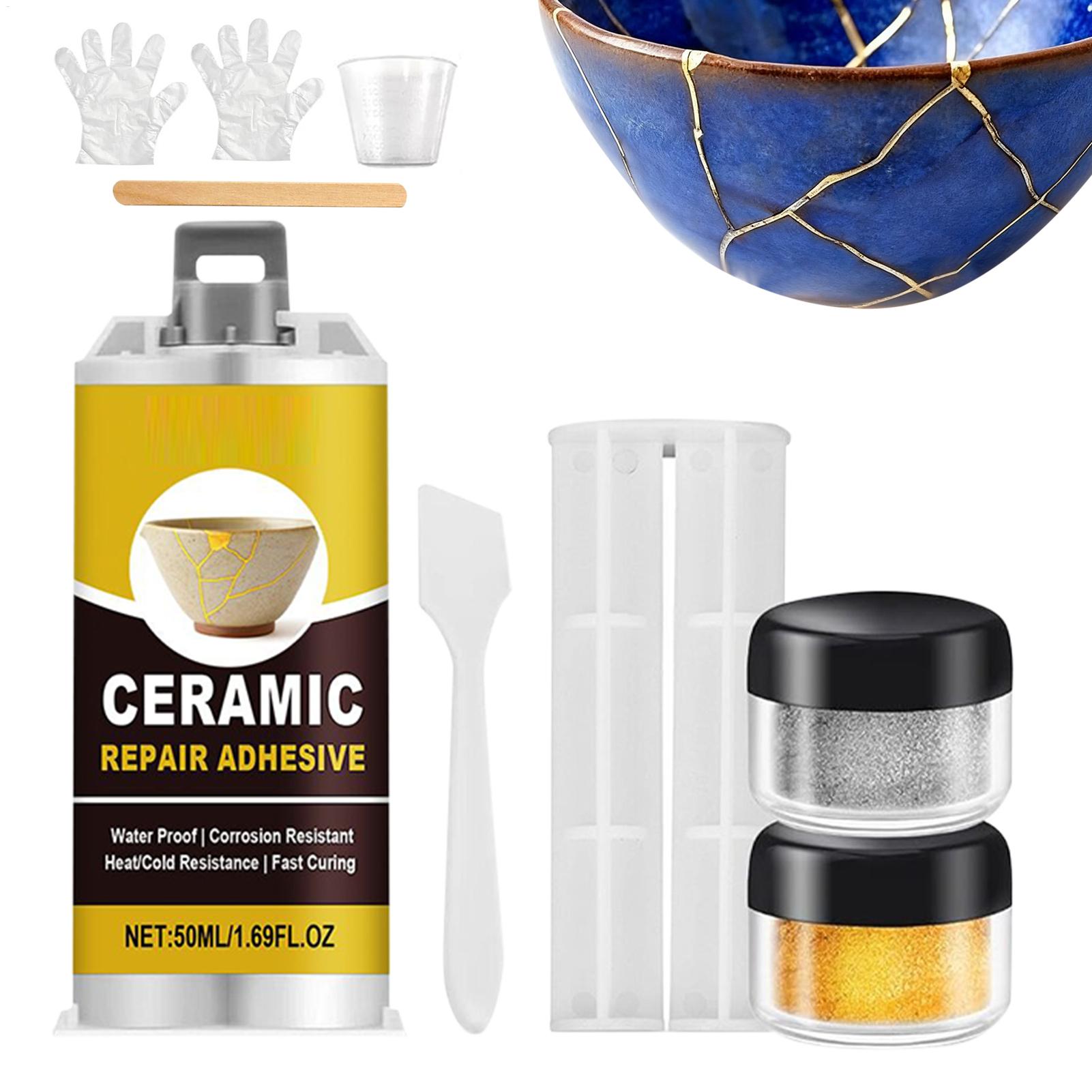 Art Craft Simple - Kit de unión de cerámica, porcelana