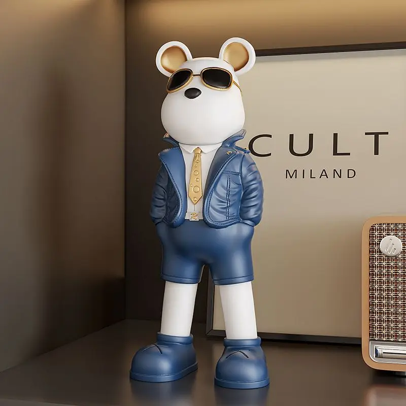 Art Craft Furniture - Estatua creativa de oso Sunnies, decoración
