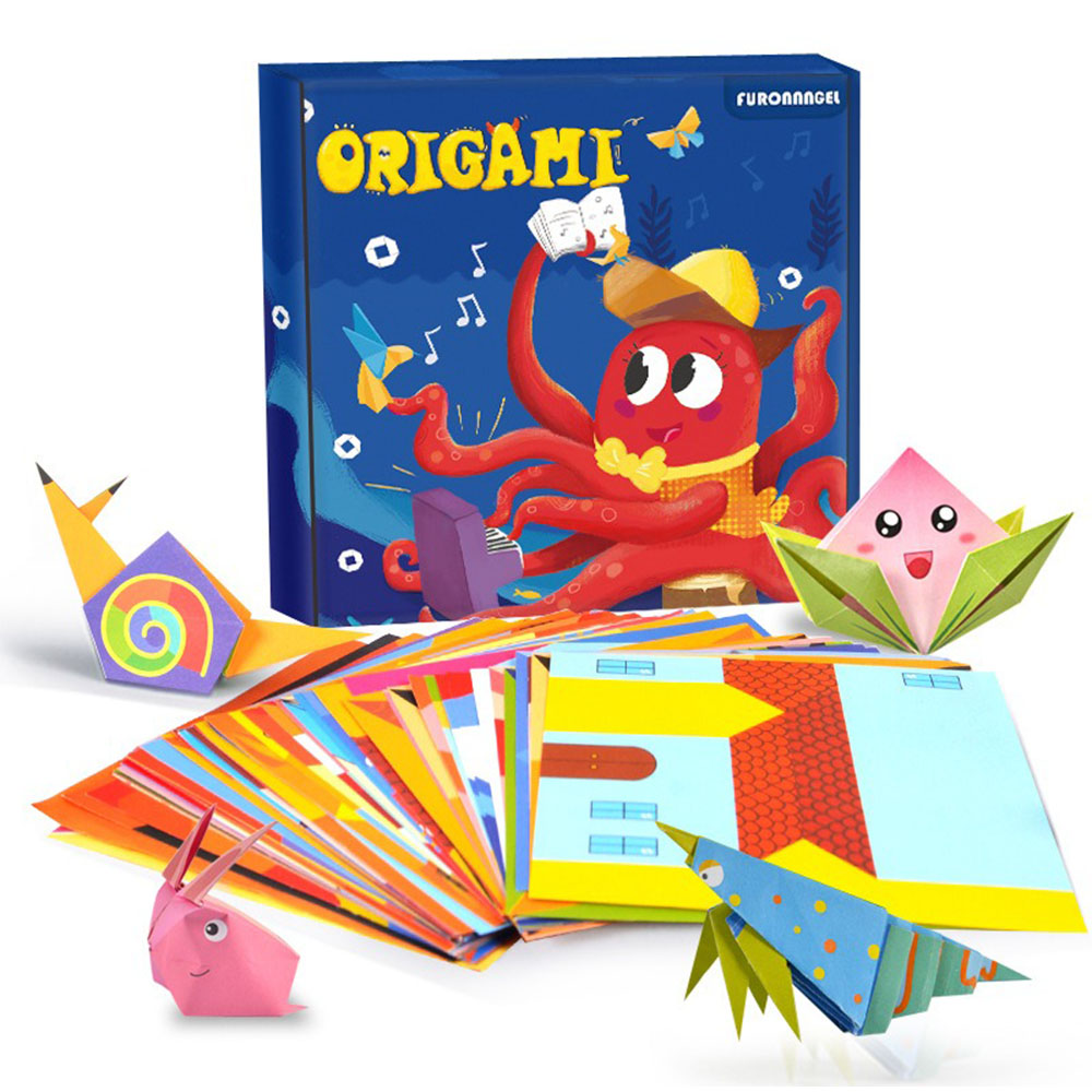 Art Craft 4 Years Old - Kit de Origami, 30/108 hojas, libro