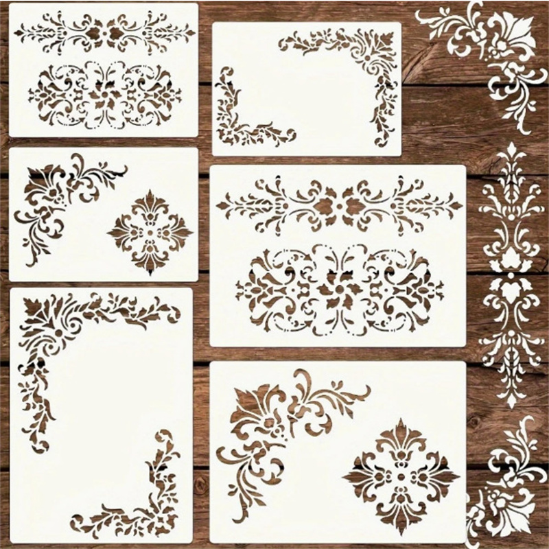 Art Craft Furniture - Plantillas florales para pintar, plantillas vintage