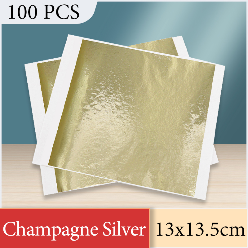 Art Craft Furniture - 13x13,5 cm papel de aluminio plateado