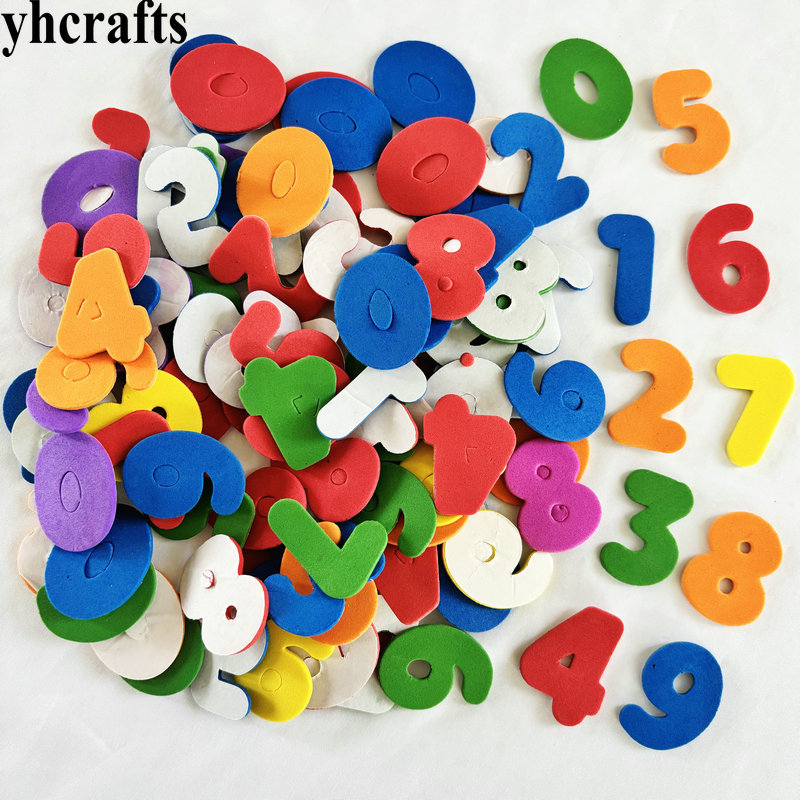 Art And Craft Letter Z - 150 Uds. Colores mezclados 0-9 números