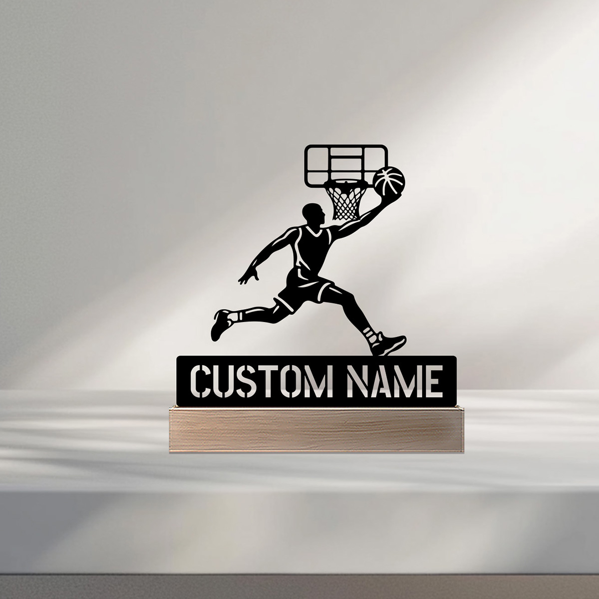 Art Craft Simple - Estatua de Metal con nombre personalizado,