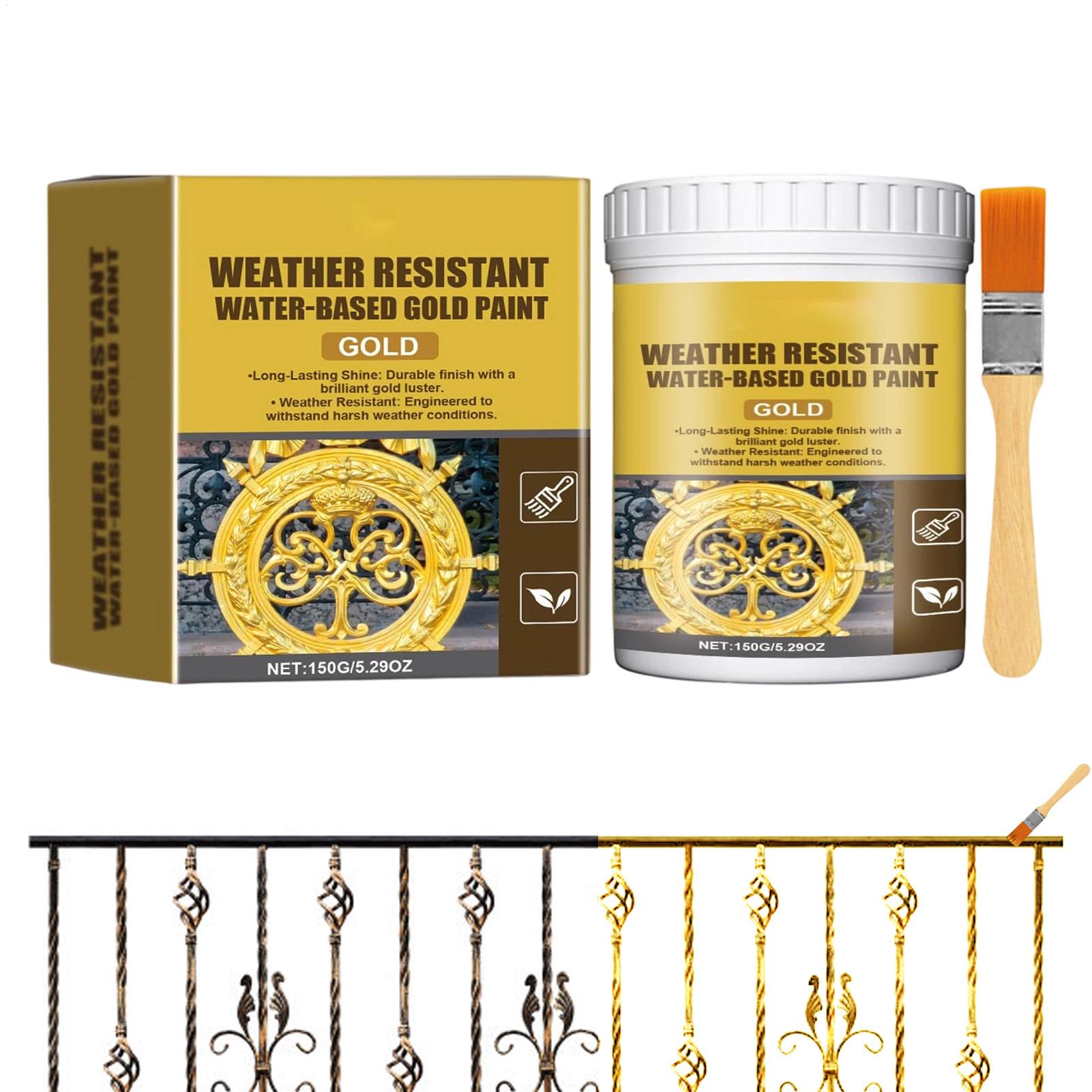 Art Craft Furniture - Pintura Dorada 150g, Líquido Metálico Resistente