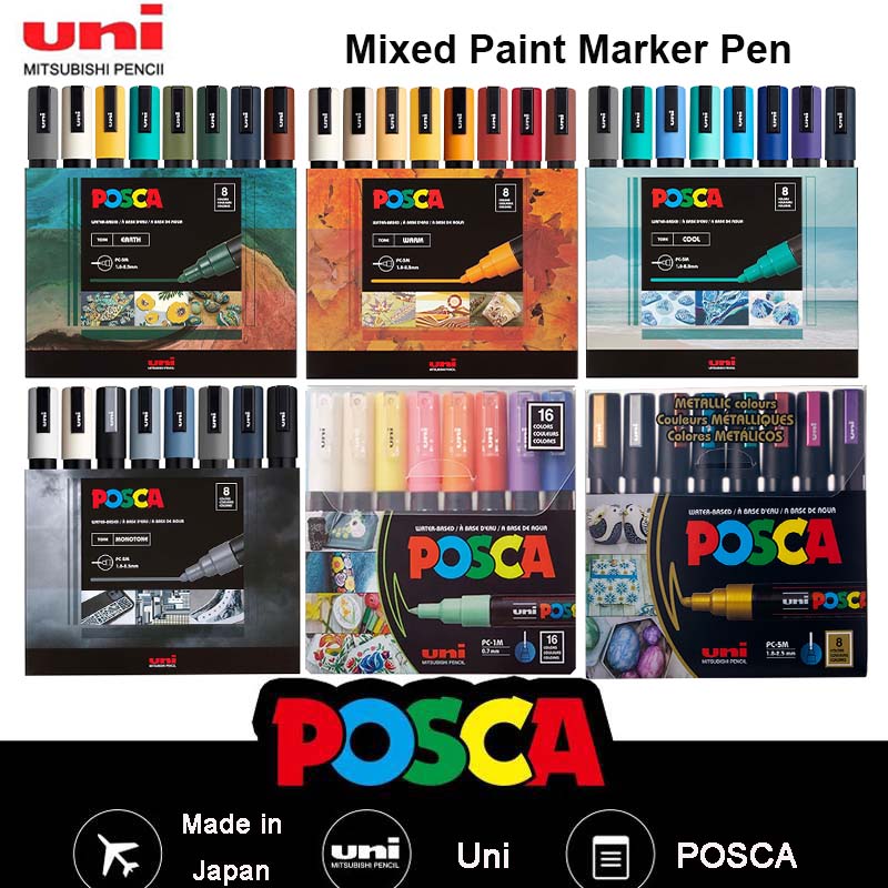 Art Craft 4 Years Old - Uni Posca-Juego de marcadores de colores,