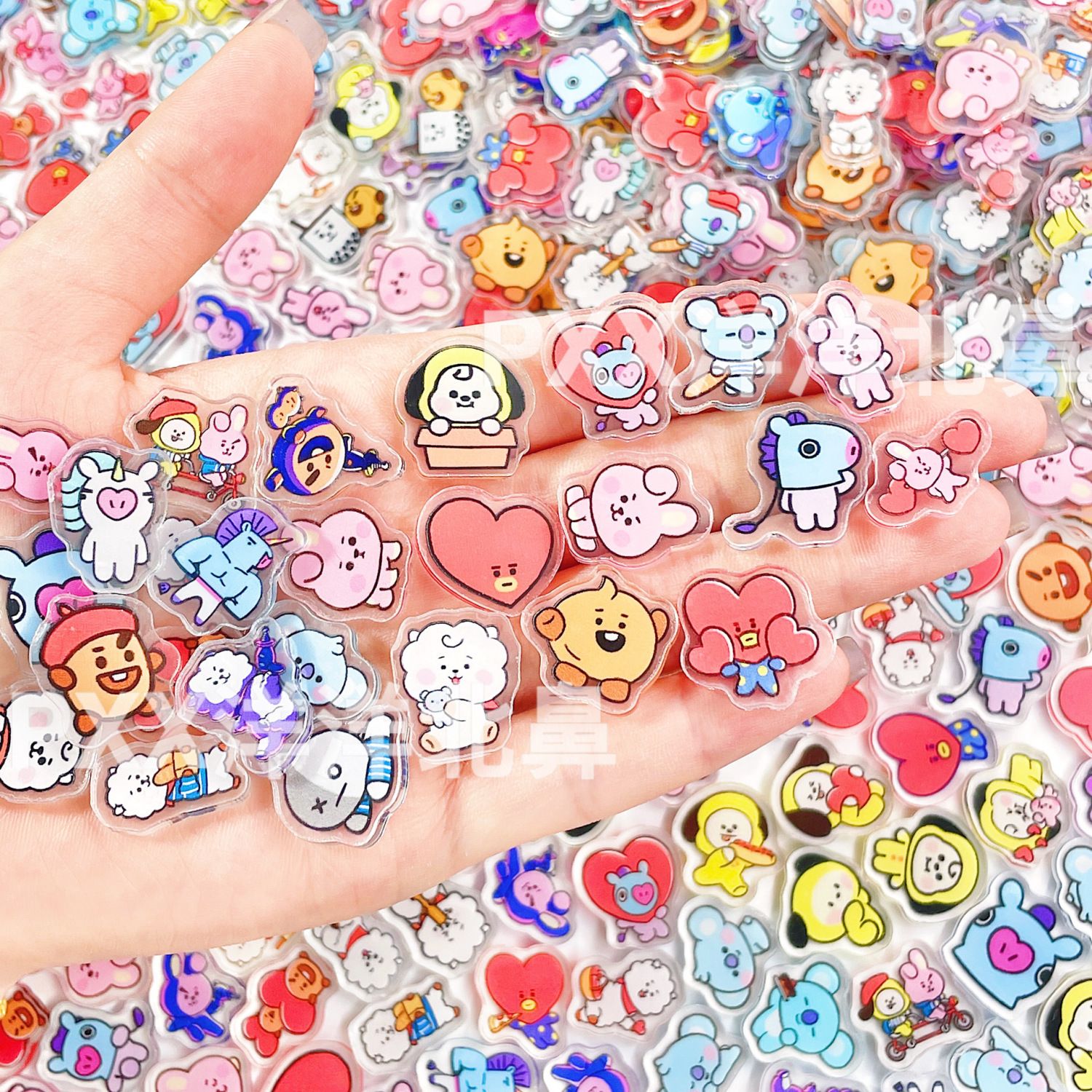 Art Craft Materials - 100 piezas de acrílico BT21 BTS