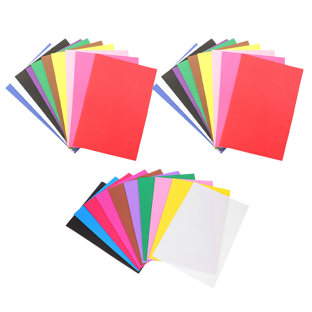 Art Craft For Preschoolers - 30 Hojas de Papel Espuma Coloridas,