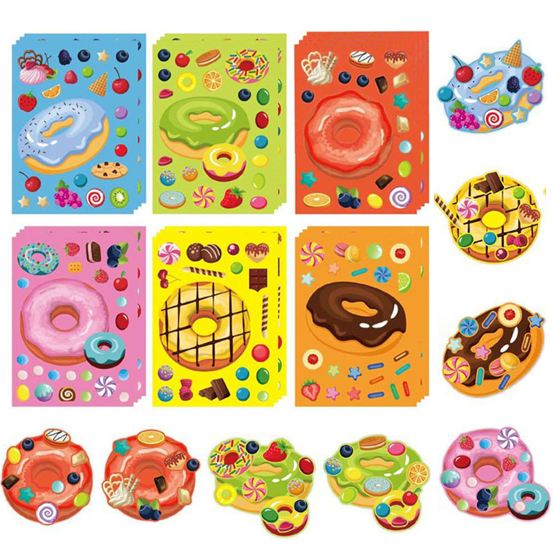 Art Craft 4 Years Old - Pegatinas de donut para hacer una