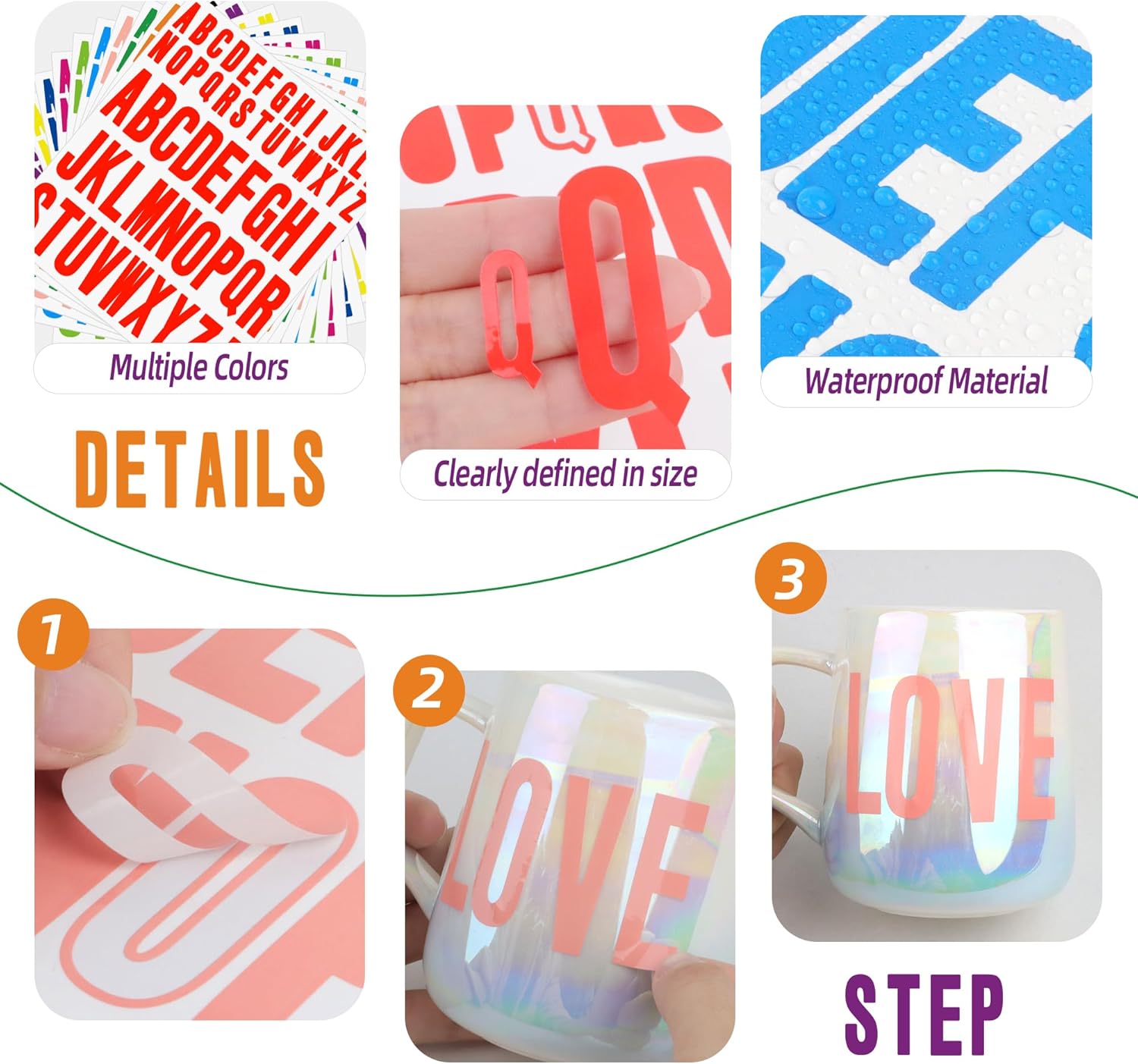 12 hojas de pegatinas de letra - Art And Craft Letter Z reseña y precio