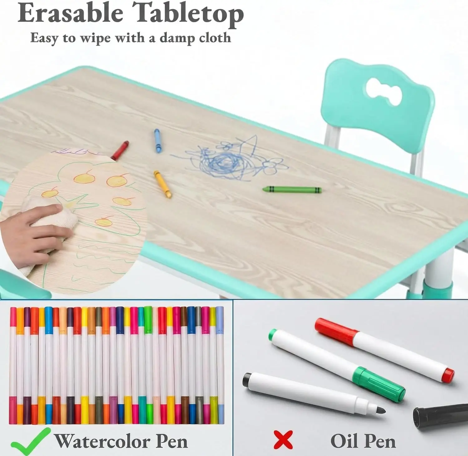 Juego de Mesa y 6 Sillas para  - Art Craft For Preschoolers reseña y precio