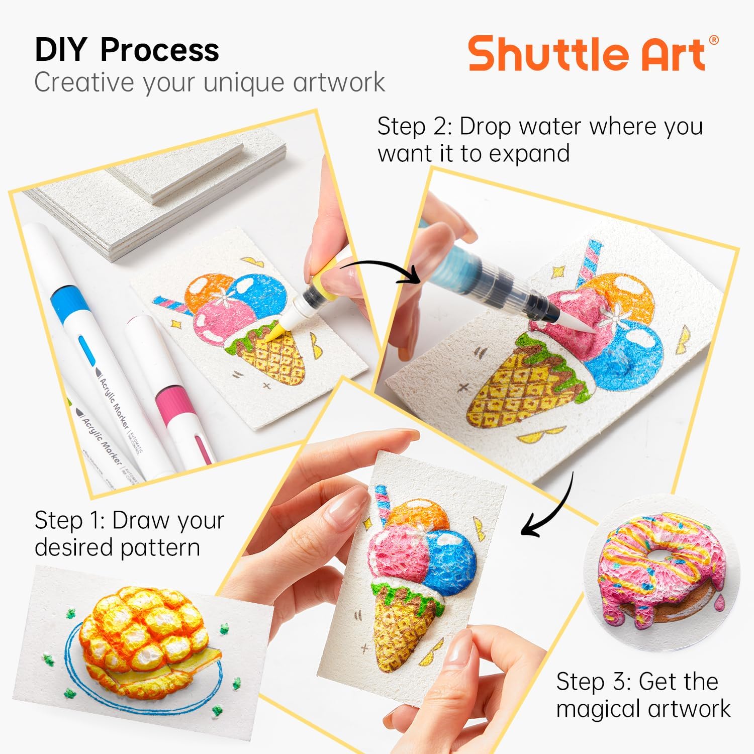 Juego de papel de pintura con  - Art Craft Paper reseña y precio