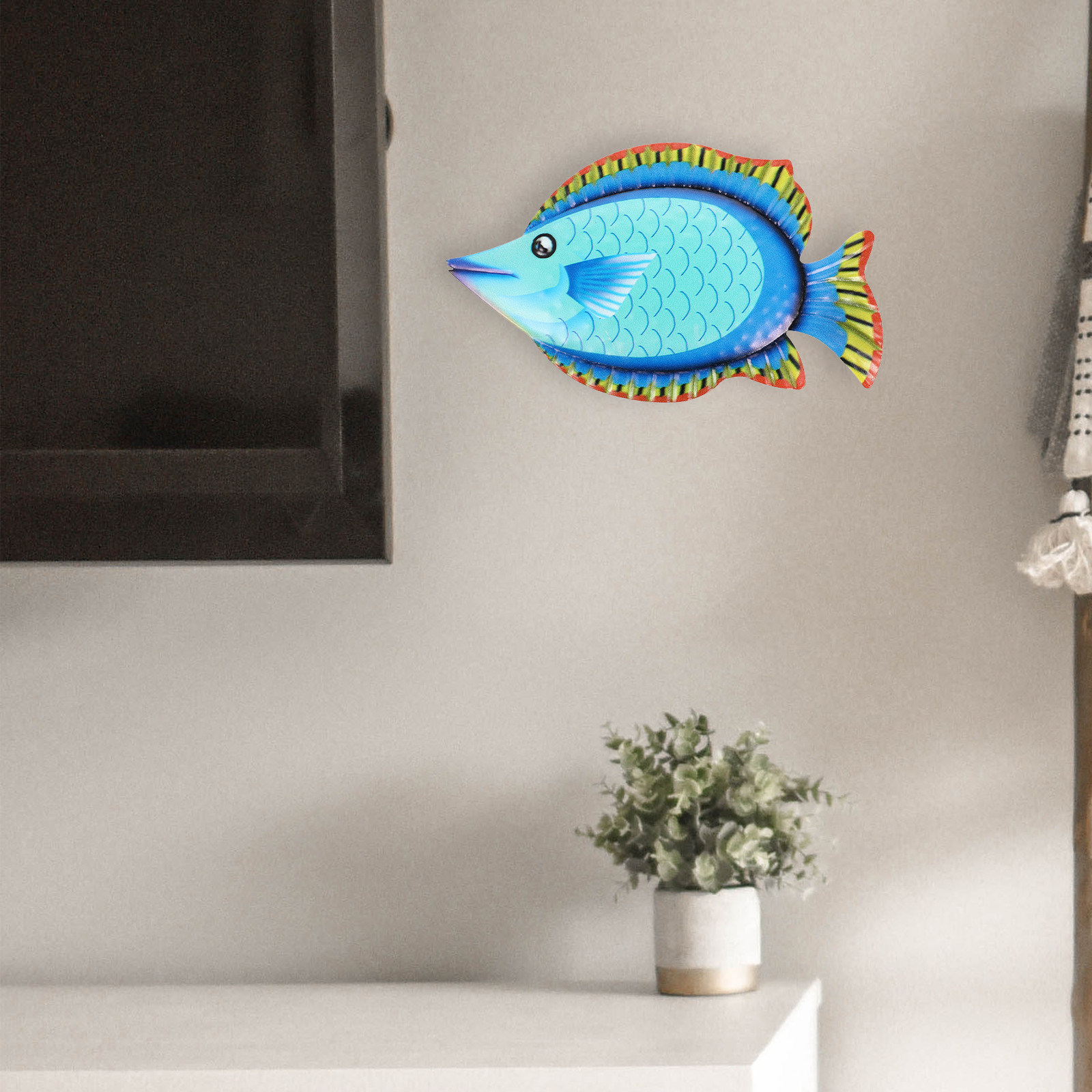 Adorno colgante de peces, deco - Art Craft Door reseña y precio