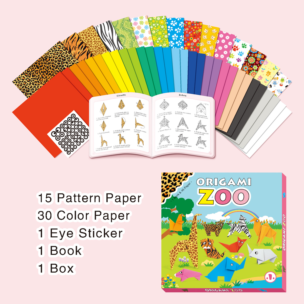 Kit de Manualidades de Origami - Art And Craft Zoo Animals reseña y precio