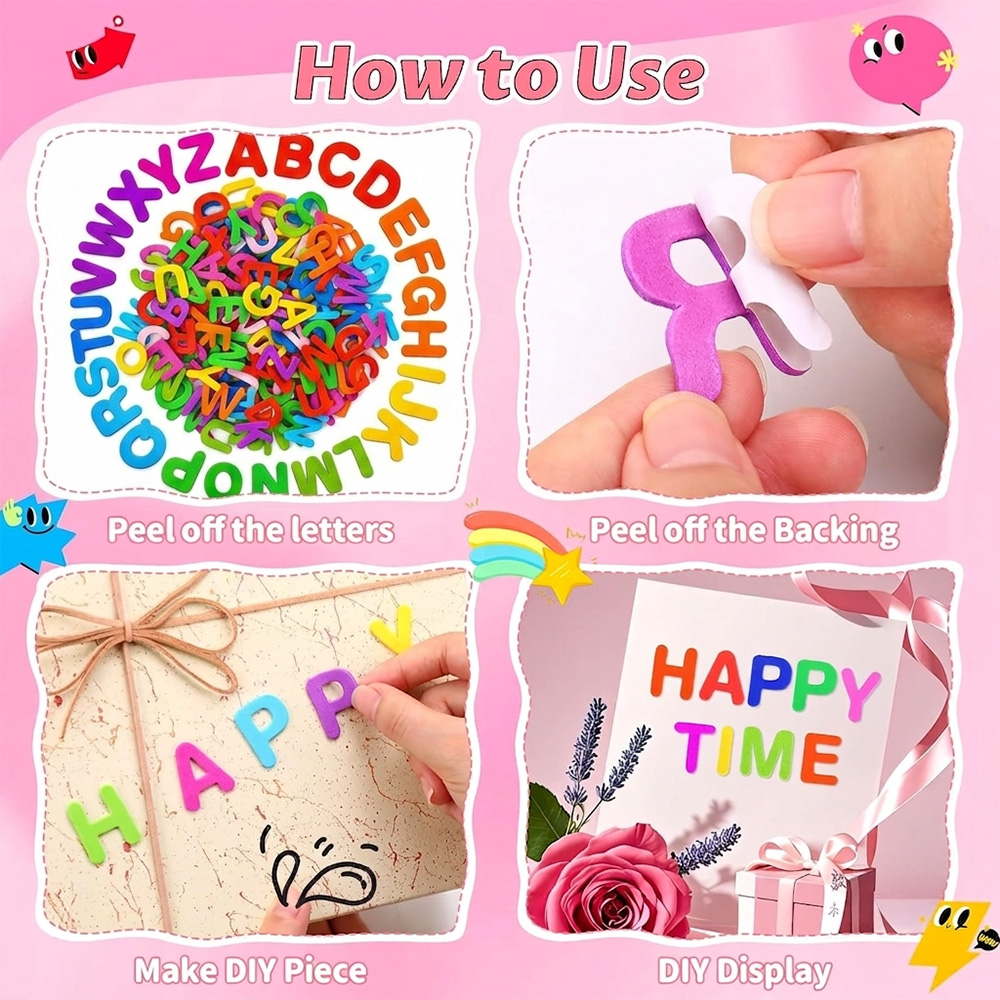 Pegatinas de Letras de Espuma  - Art And Craft Letter Z reseña y precio