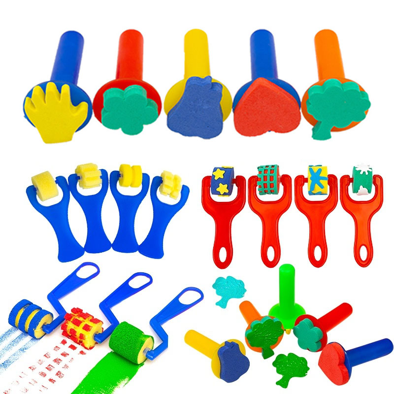 Kits de pinceles de esponja pa - Art Craft 4 Years Old reseña y precio