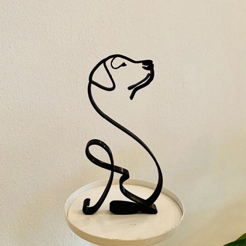 Estatua de perro de hierro for - Art Craft Furniture reseña y precio