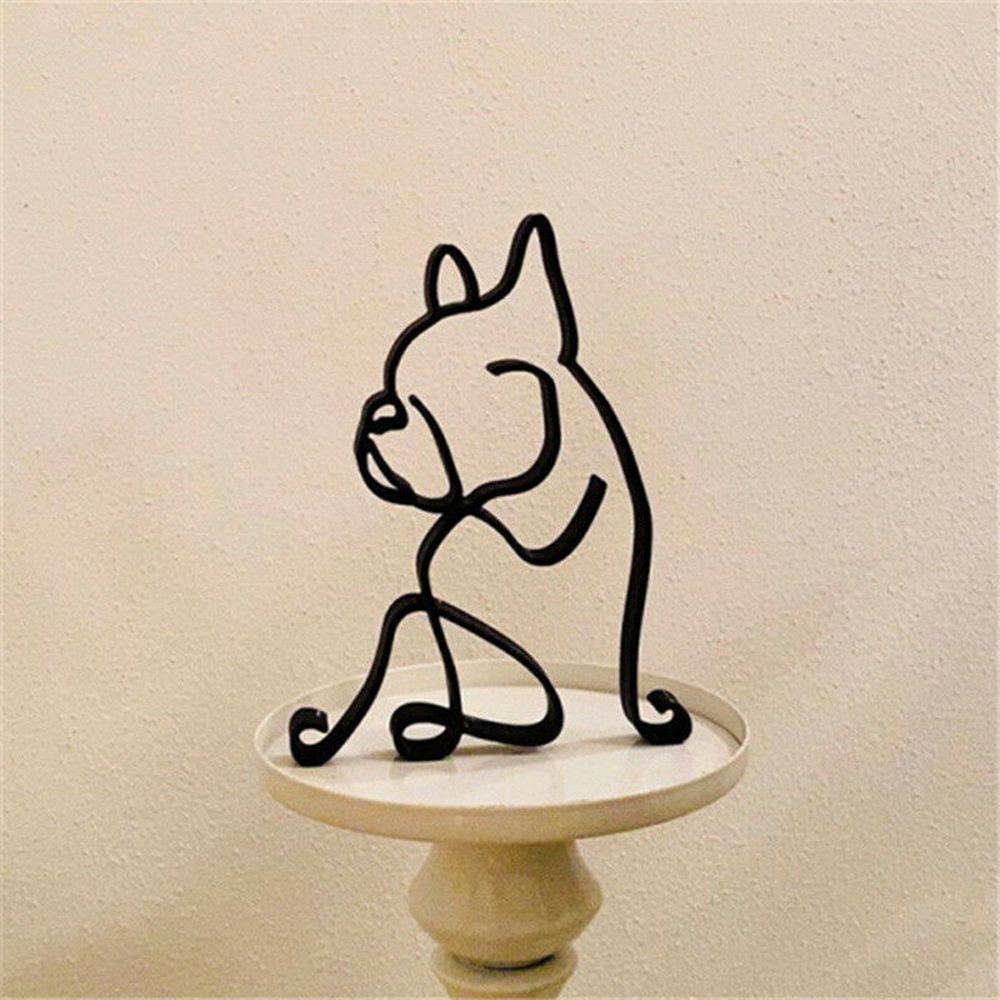 Estatua de perro de hierro for - Art Craft Furniture reseña y precio