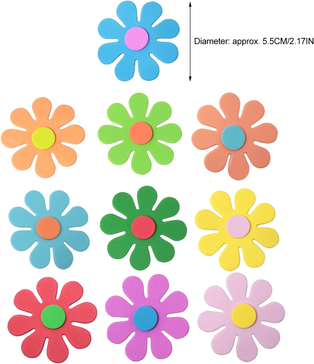 Pegatinas de espuma con flores - Art Craft Room reseña y precio