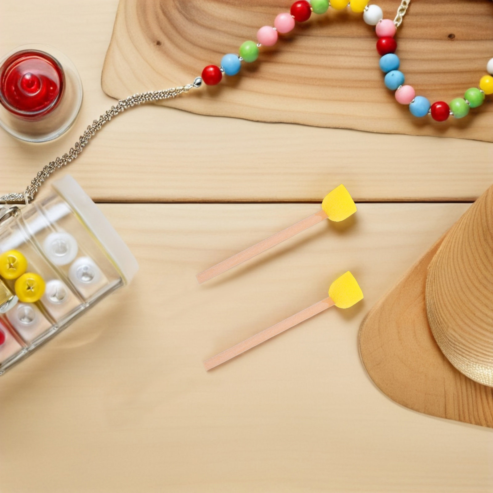 80 pinceles de esponja redondo - Art Craft For Preschoolers reseña y precio