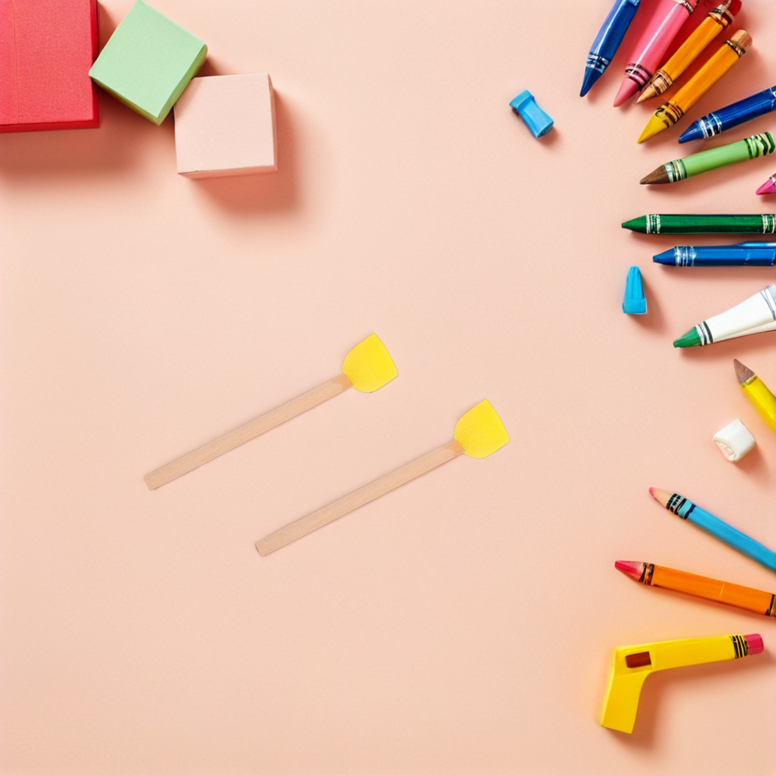 80 pinceles de esponja redondo - Art Craft For Preschoolers reseña y precio