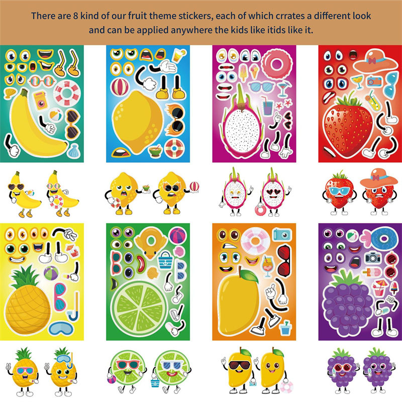 6-24 hojas de pegatinas para h - Art Craft 4 Years Old reseña y precio