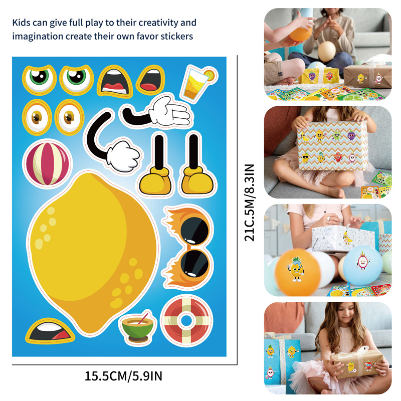 6-24 hojas de pegatinas para h - Art Craft 4 Years Old reseña y precio
