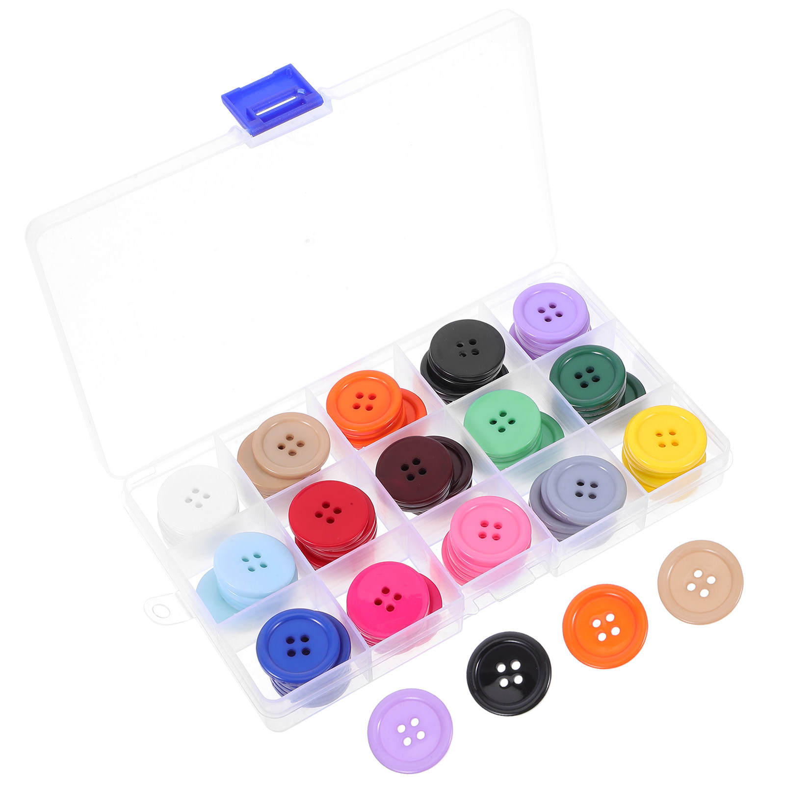 90 Botones de Resina Coloridos - Art Craft For Preschoolers reseña y precio