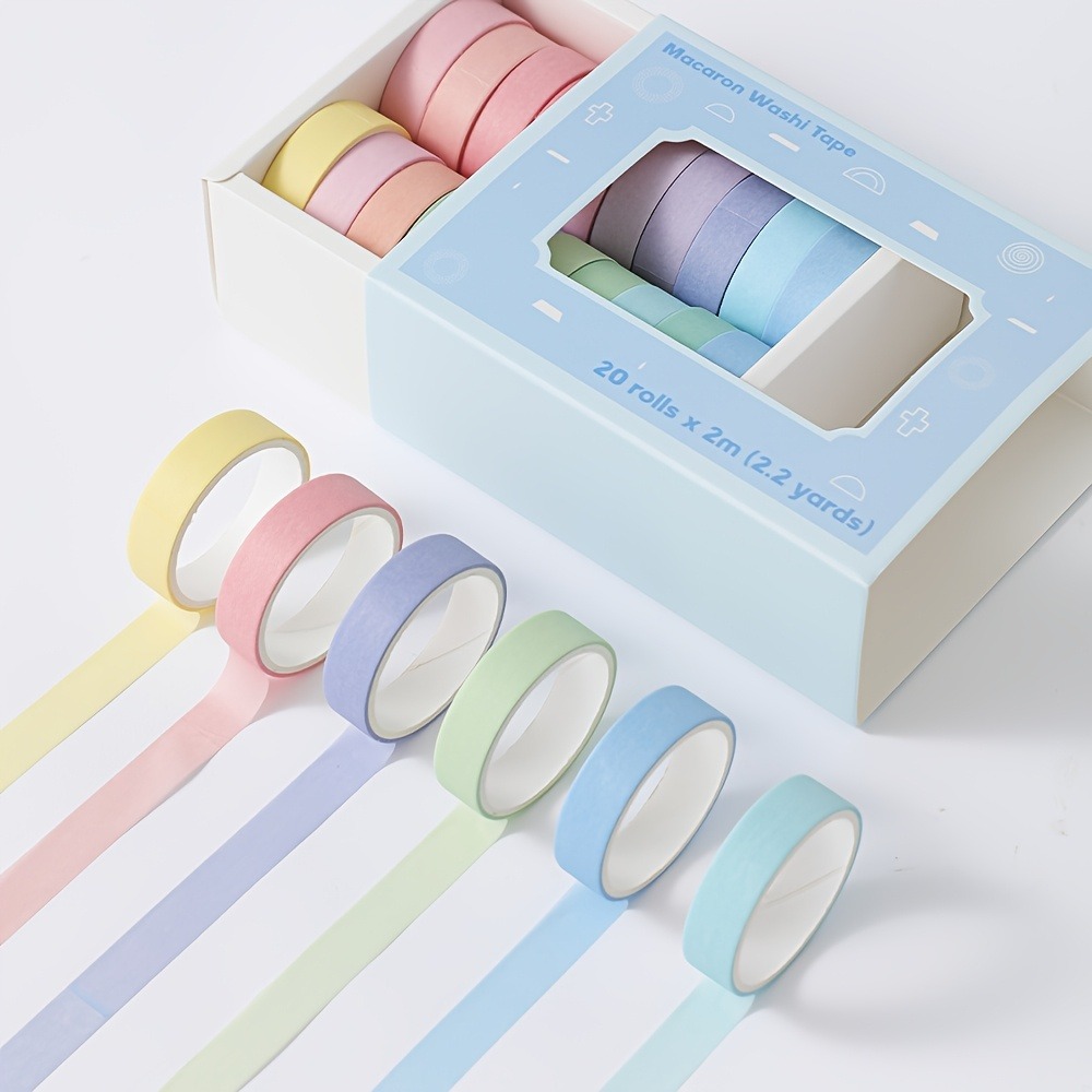 20 rollos de cinta adhesiva ma - Art Craft Stationery reseña y precio