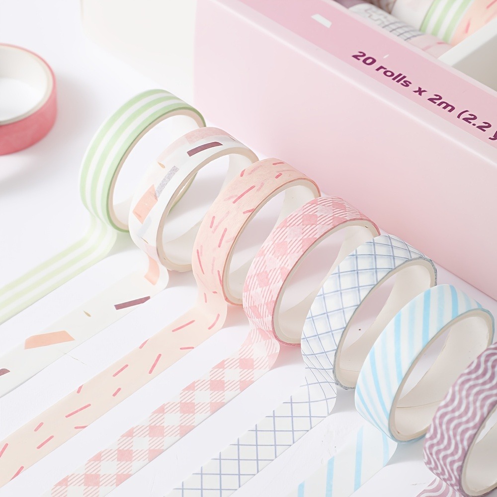 20 rollos de cinta adhesiva ma - Art Craft Stationery reseña y precio