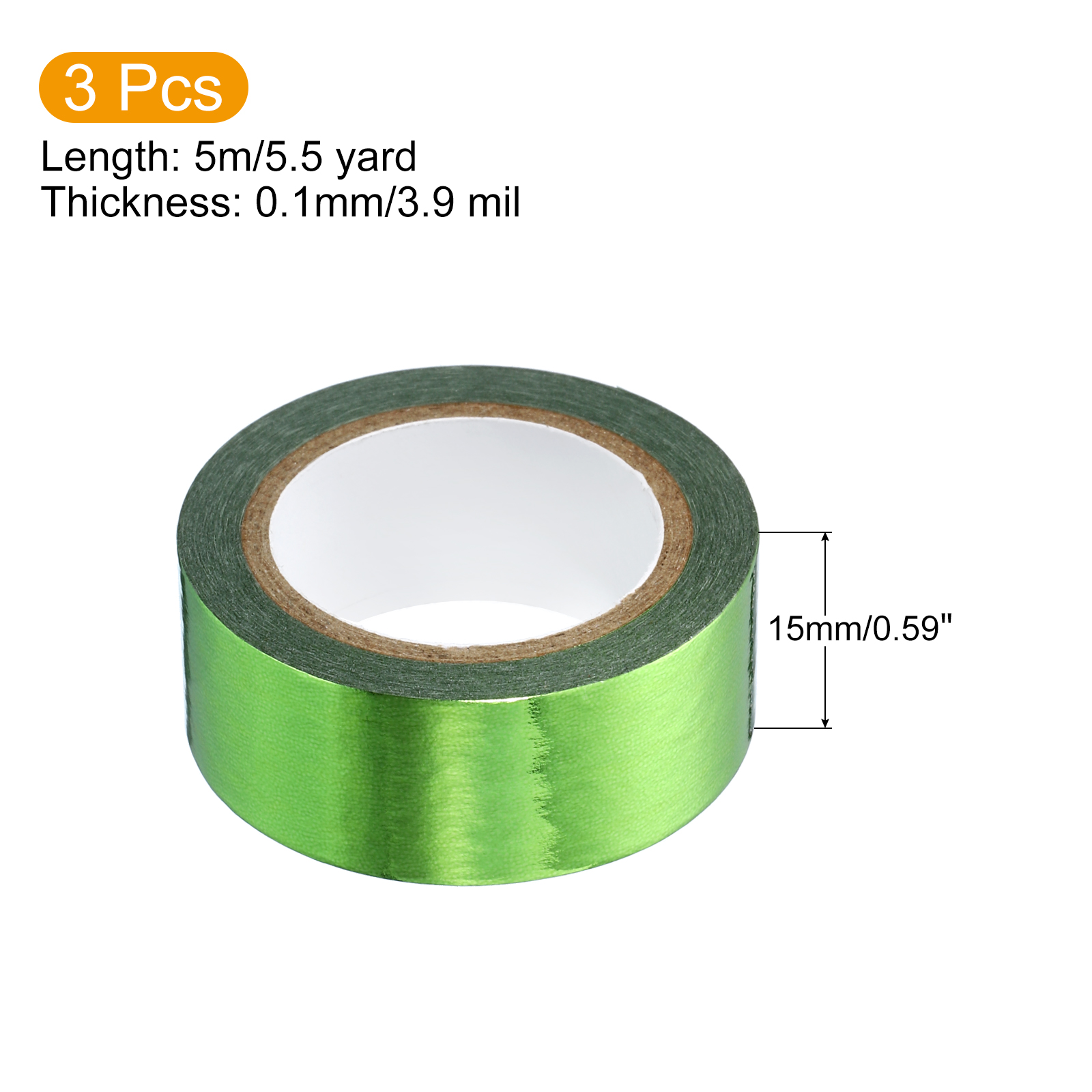 3 rollos de cinta Washi metáli - Art Craft Stationery reseña y precio