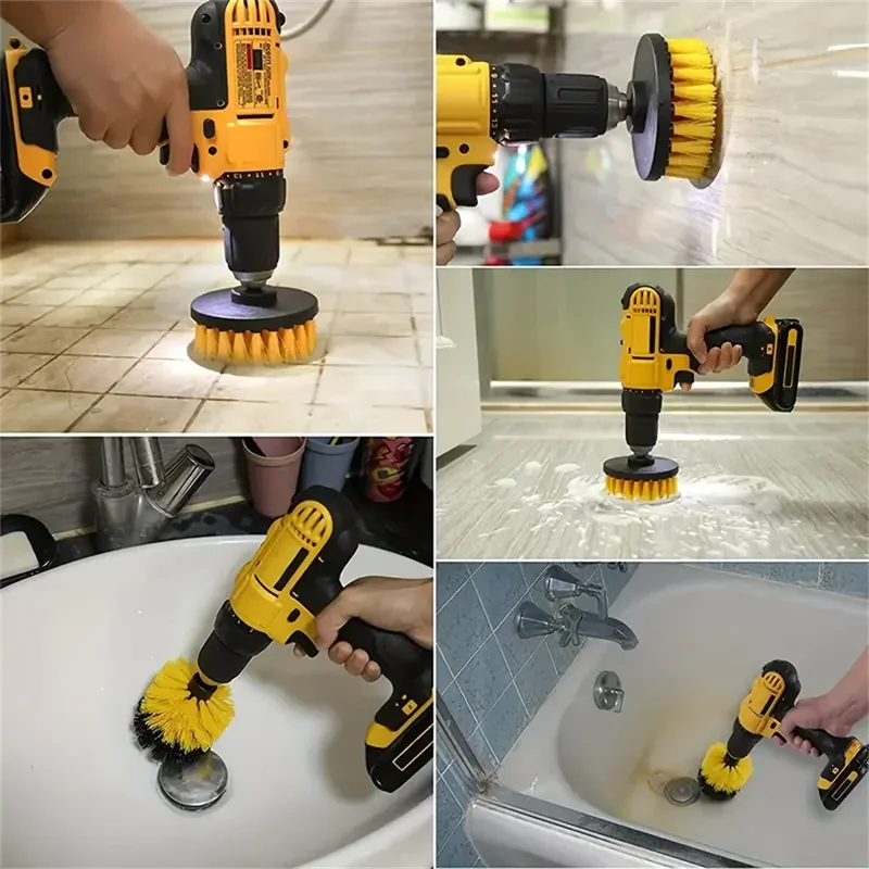 Juego de 3 cepillos de limpiez - Mosaic Tile Supply reseña y precio