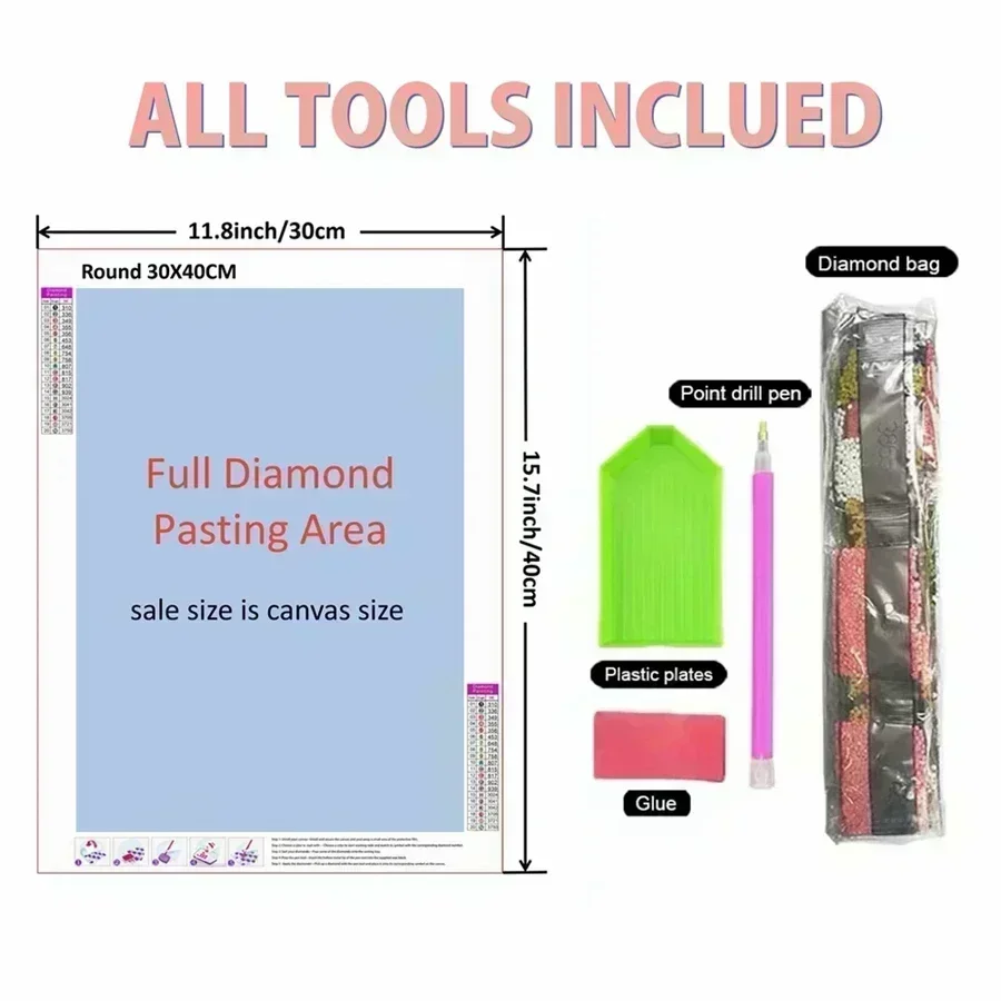 Kit de pintura de diamantes 5D - Art And Craft Valentine reseña y precio