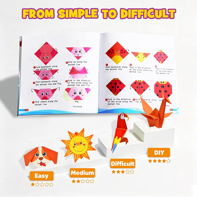 Kits de Papel para Origami, Li - Art Craft Book reseña y precio
