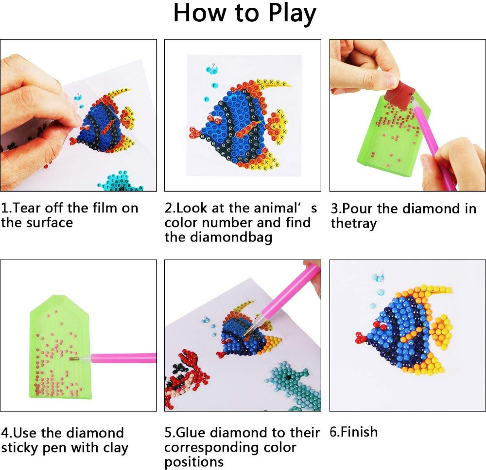 Kits de pegatinas de pintura d - Art Craft 4 Years Old reseña y precio