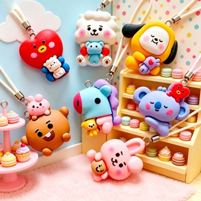 7 piezas de dijes de resina BT - Art Craft Materials reseña y precio
