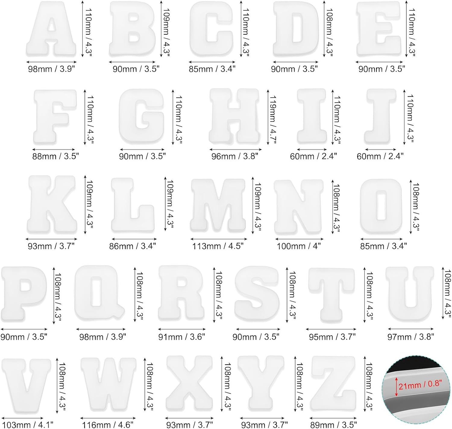 Molde de Silicona con Letras G - Art And Craft Letter Z reseña y precio