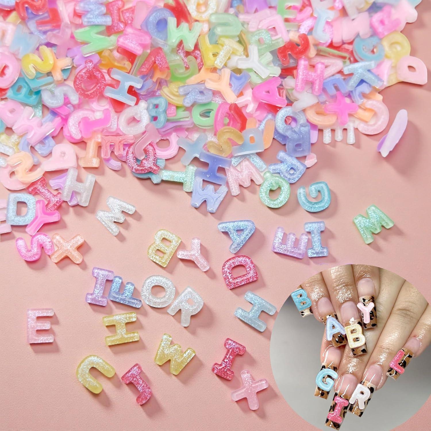 100 Piezas de Adornos de Uñas  - Art And Craft Letter Z reseña y precio