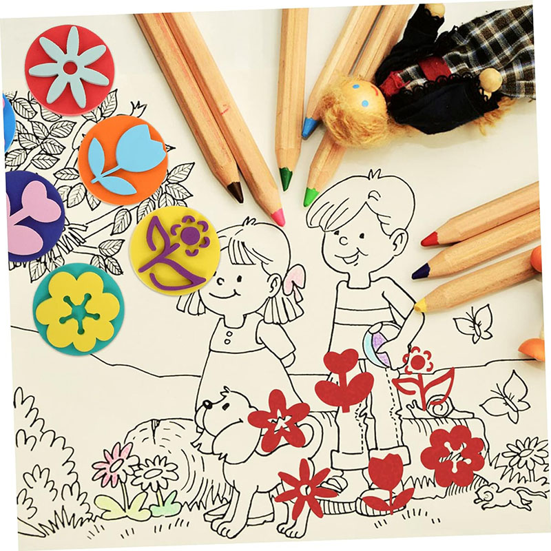 6 unids/bolsa sellos de espuma - Art Craft 4 Years Old reseña y precio
