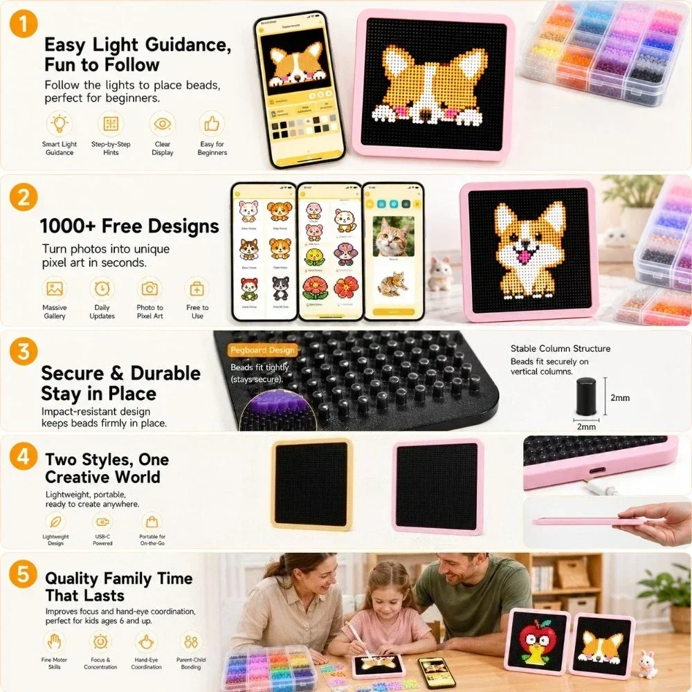 Tablero de Luces LED Inteligen - Art Craft Materials reseña y precio
