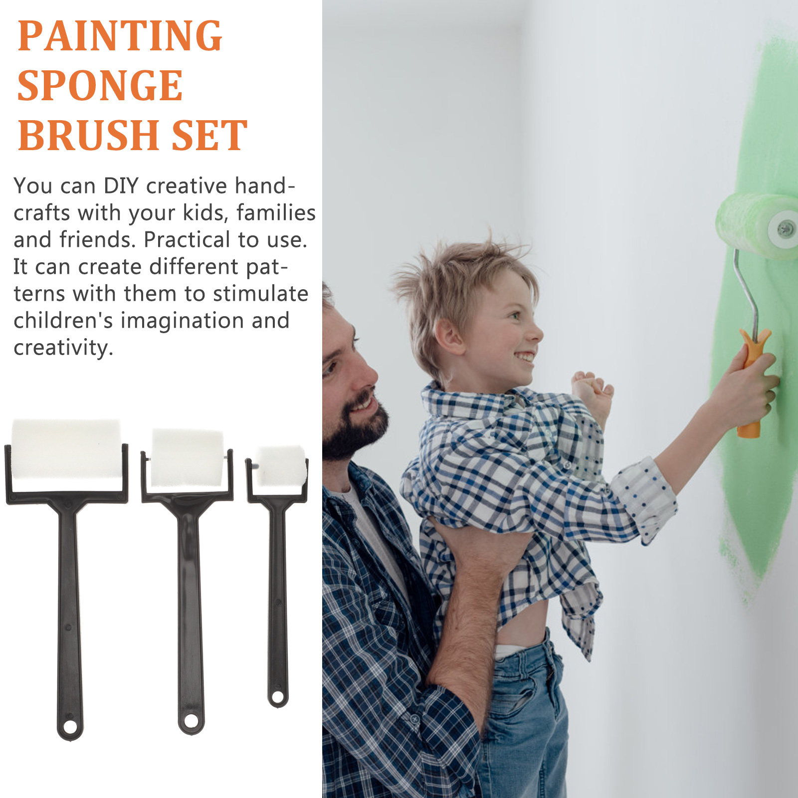 Juego de 15 pinceles de esponj - Art Craft For Preschoolers reseña y precio