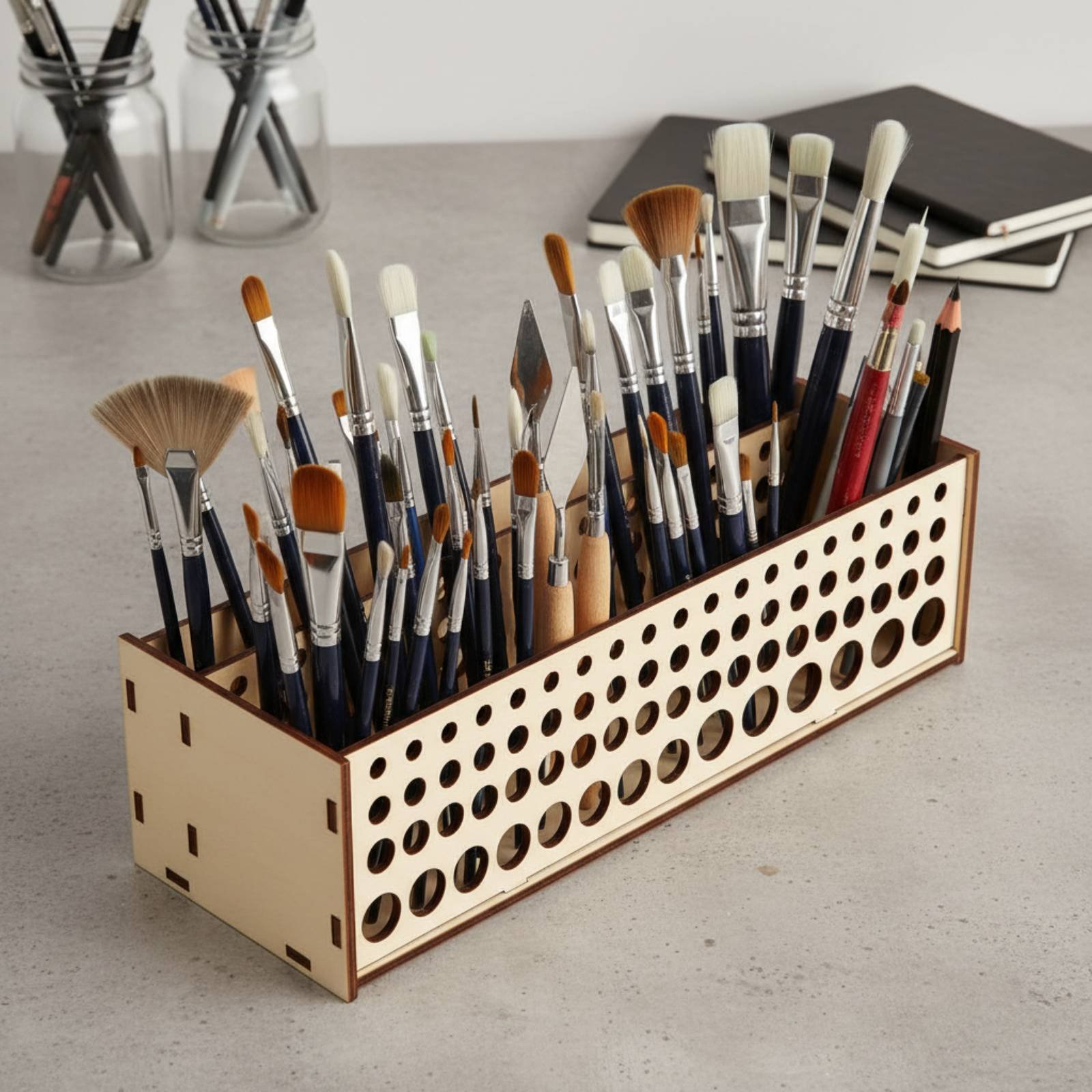 Soporte para Pinceles de Mader - Art Craft Room reseña y precio