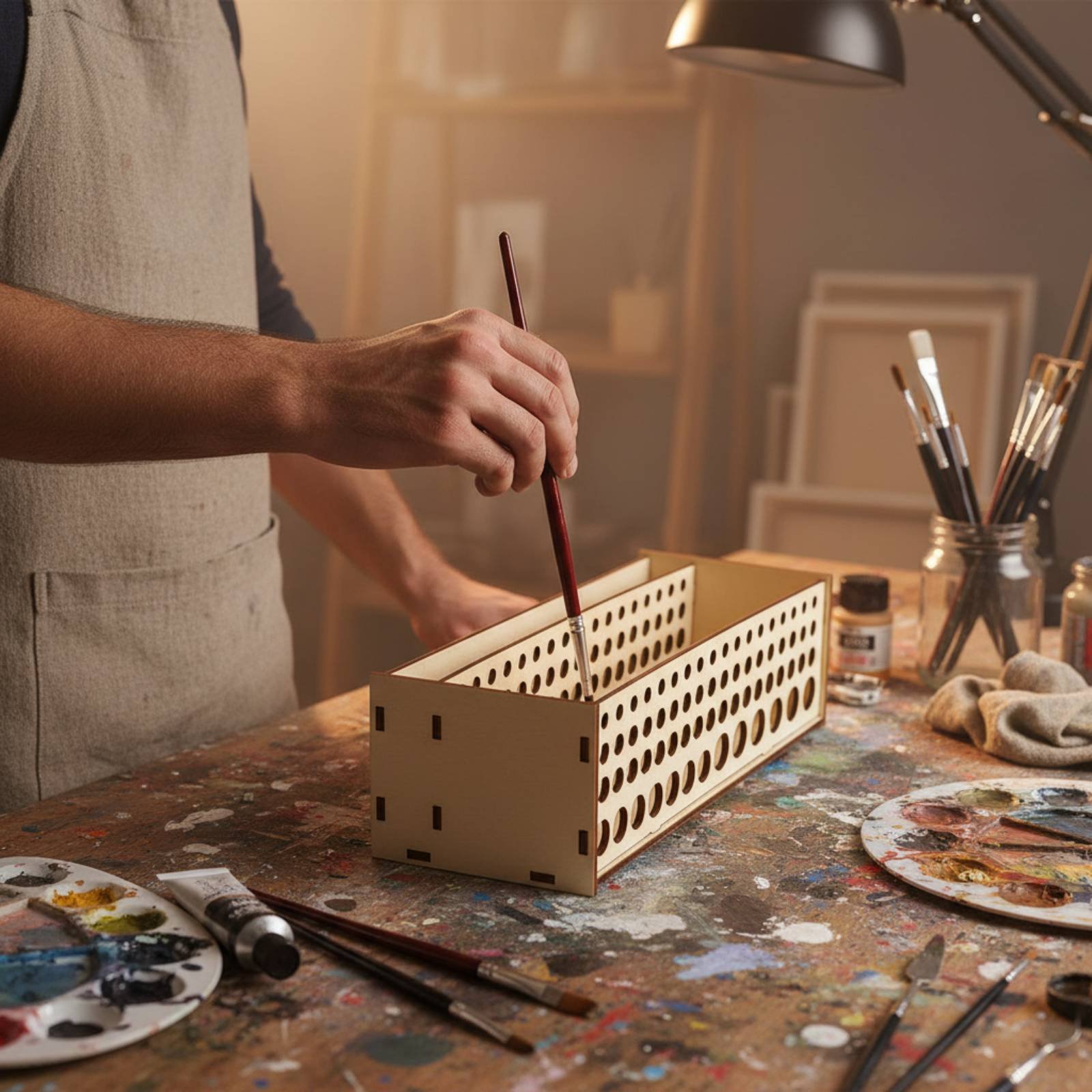 Soporte para Pinceles de Mader - Art Craft Room reseña y precio