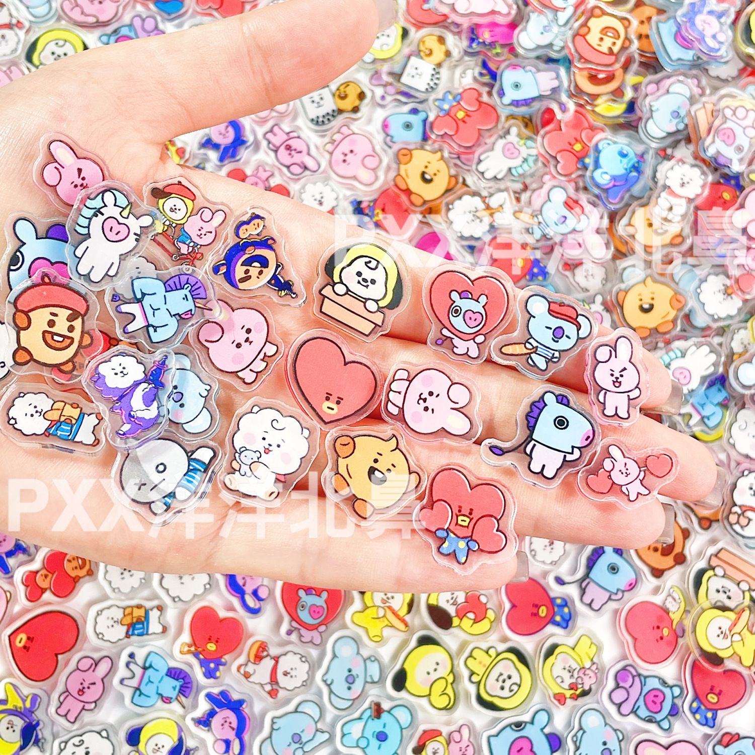 100 piezas de acrílico BT21 BT - Art Craft Materials reseña y precio