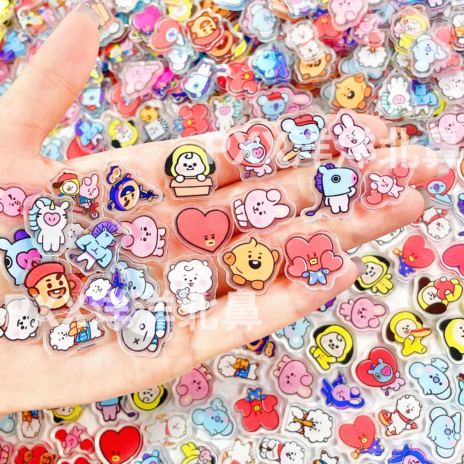 100 piezas de acrílico BT21 BT - Art Craft Materials reseña y precio